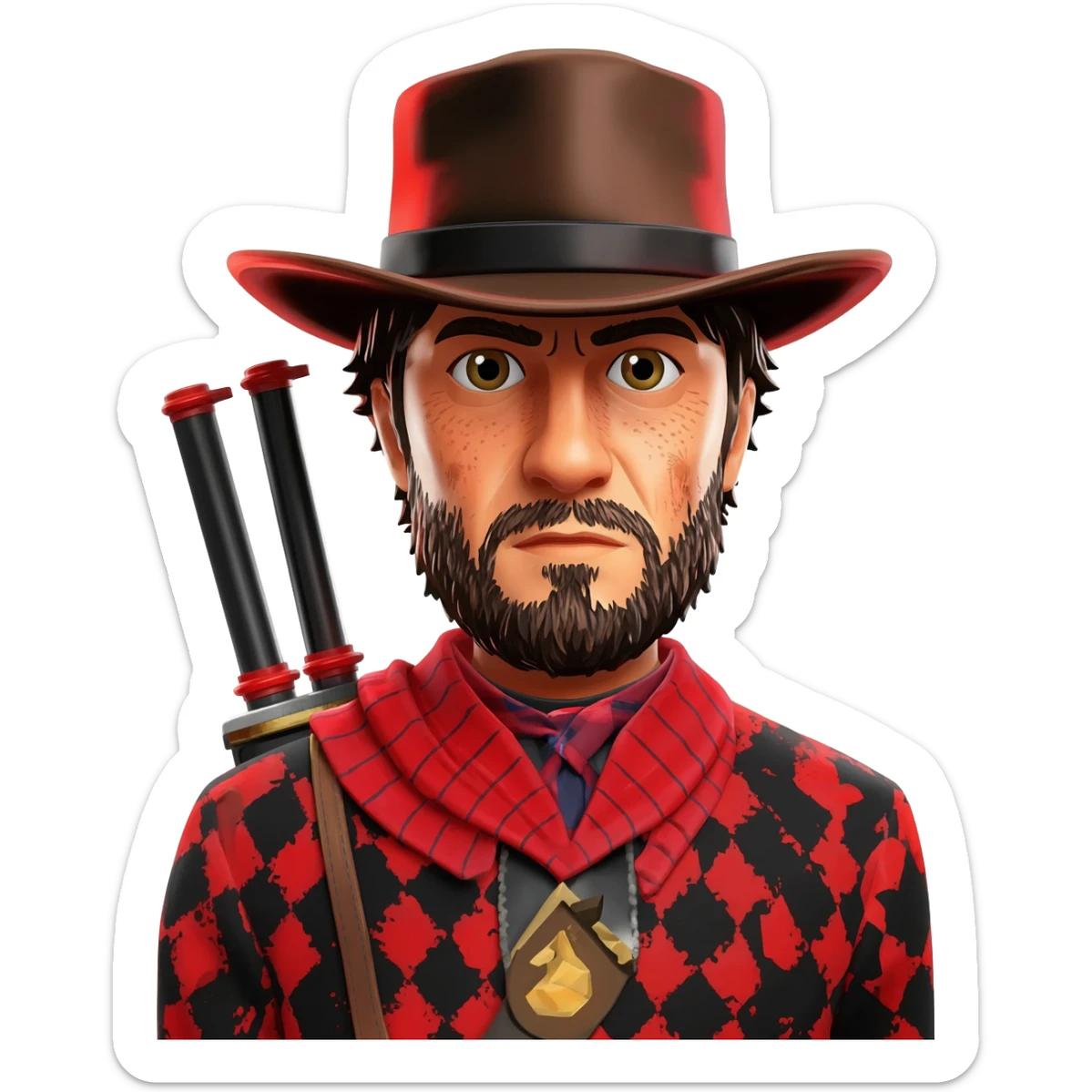 Red dead redemption 2 sticker