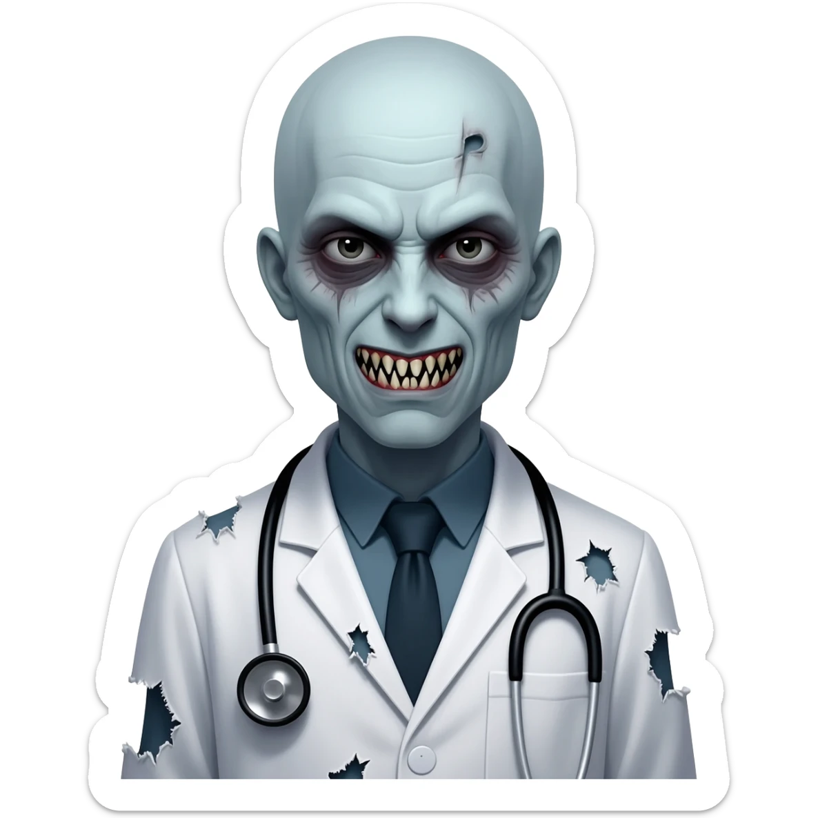 scary doctor sticker