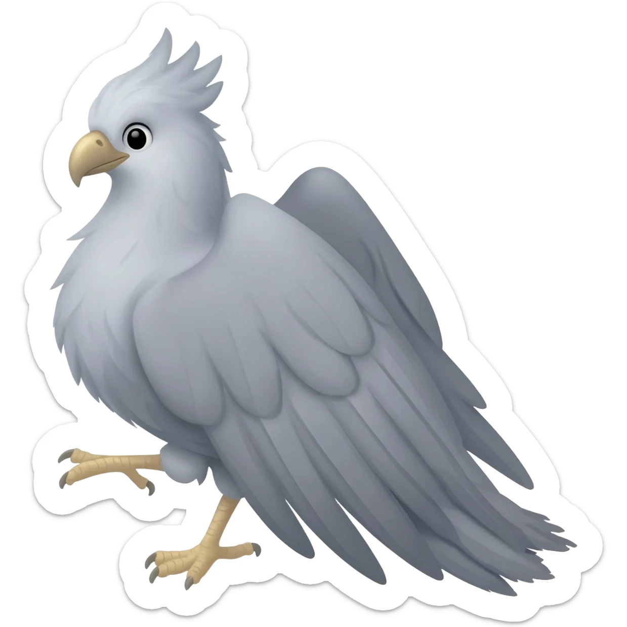 gray phoenix sticker