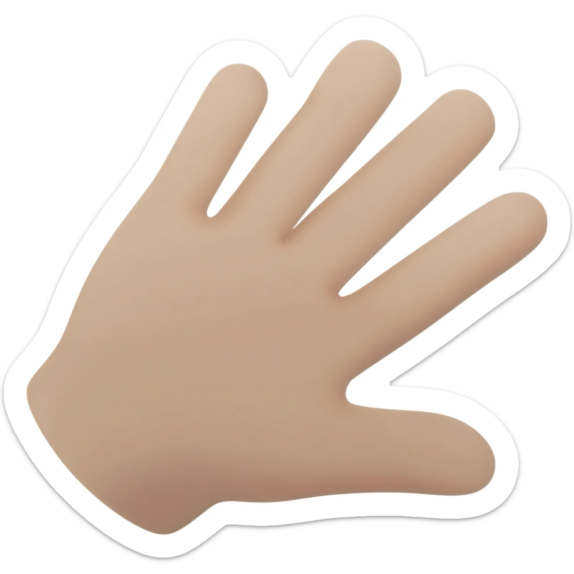 Fais un émotions avec c'est main qui pleure sticker