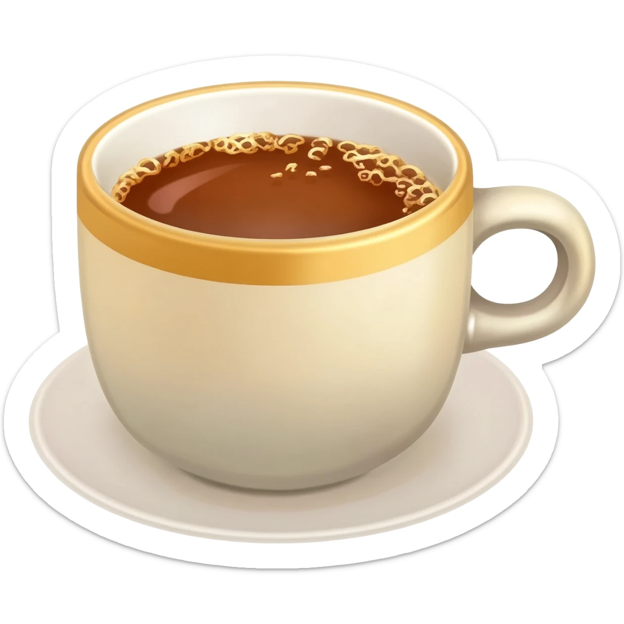 Tea and dosa sticker