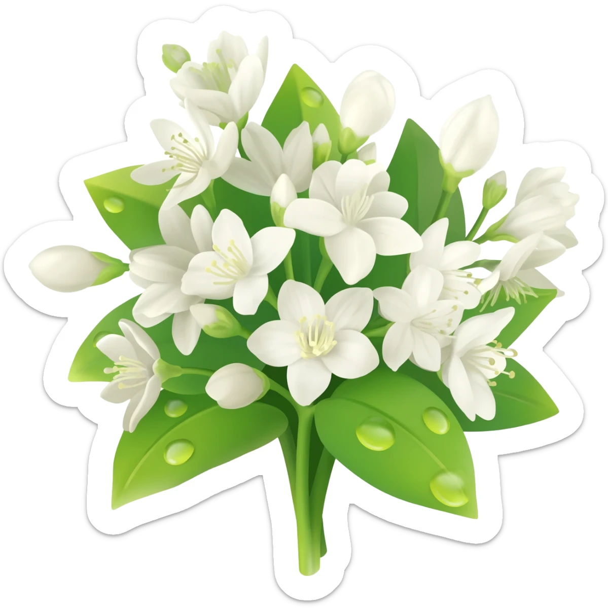 jasmine bouquet sticker