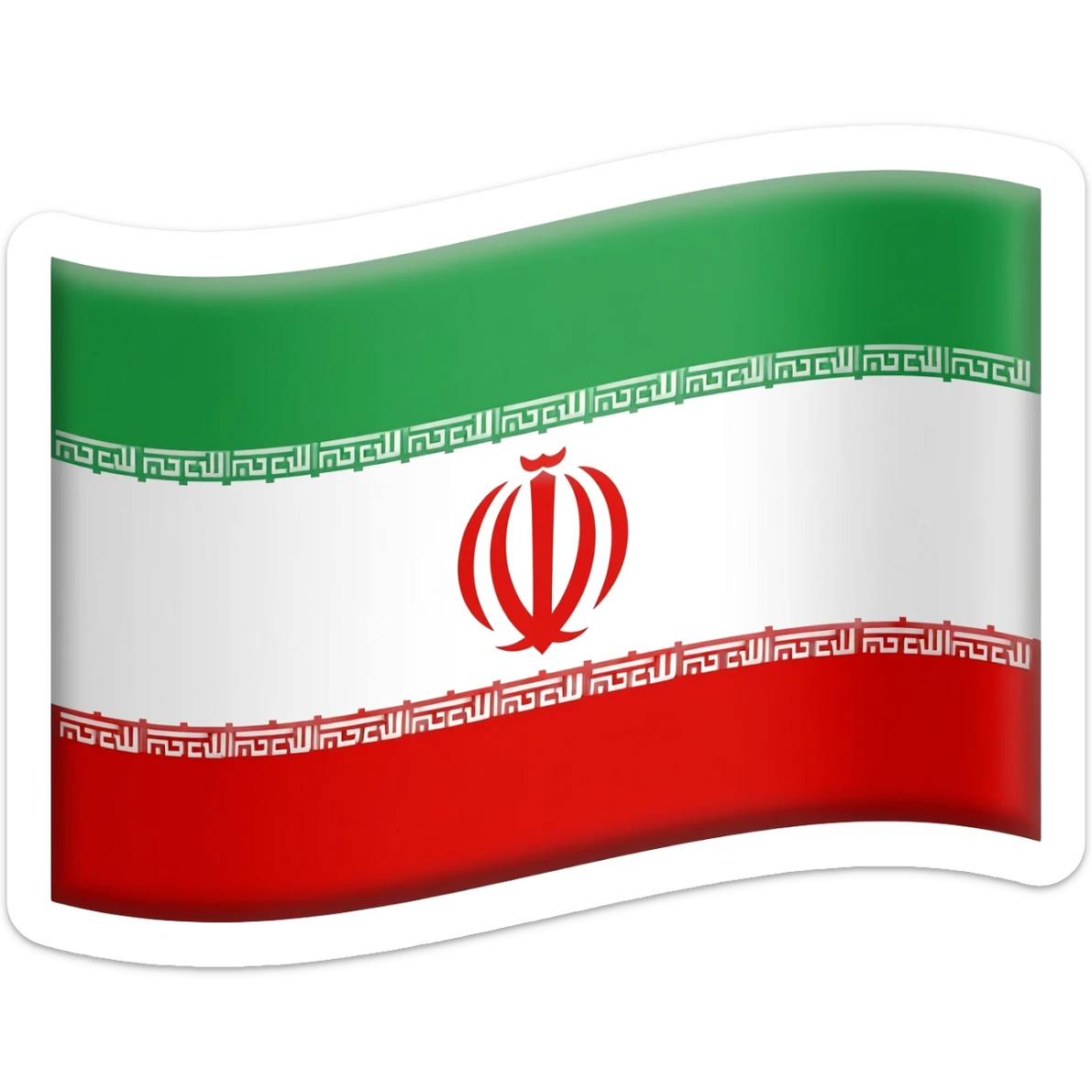 iranian flag before revolution sticker