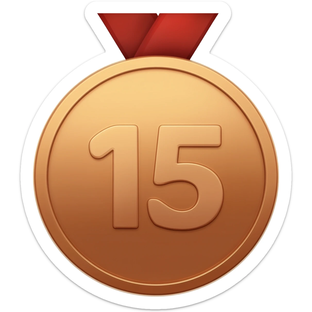 Medal 15 emoji sticker