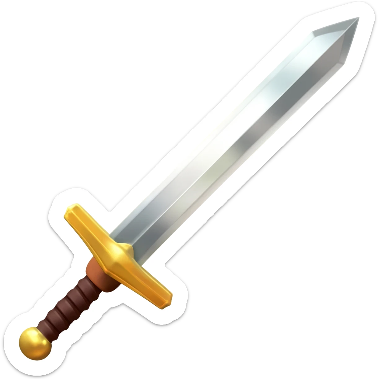 Une épée de lumière spirituelle sticker