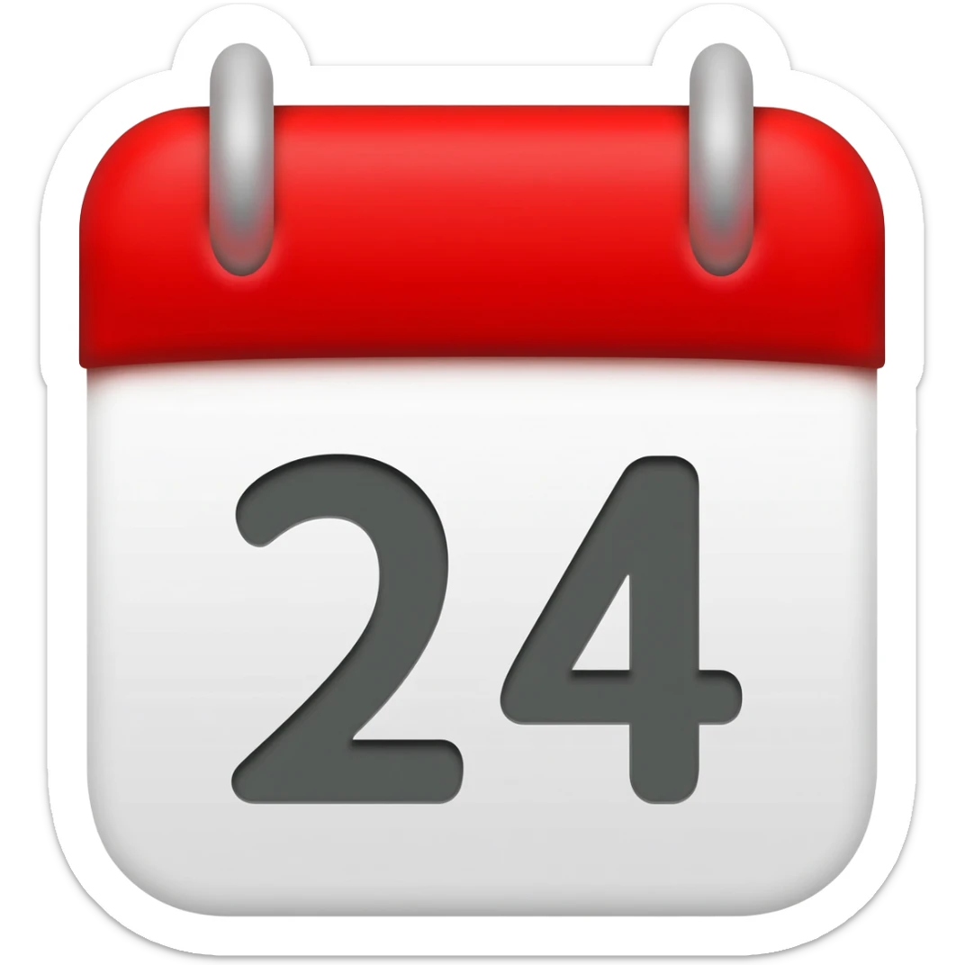 CREA UN EMOJI SOBRE UN CALENDARIO sticker