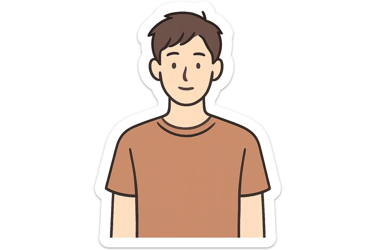 oddiy yigit orqa foni bo'lmasin sticker