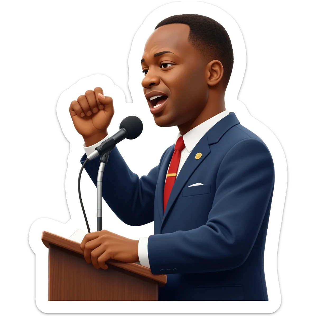 martin luther king jr civil right sticker