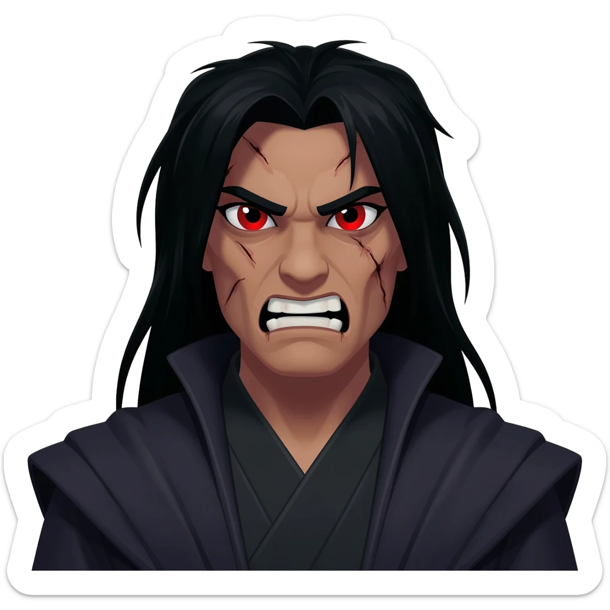 asajj ventress angry sticker