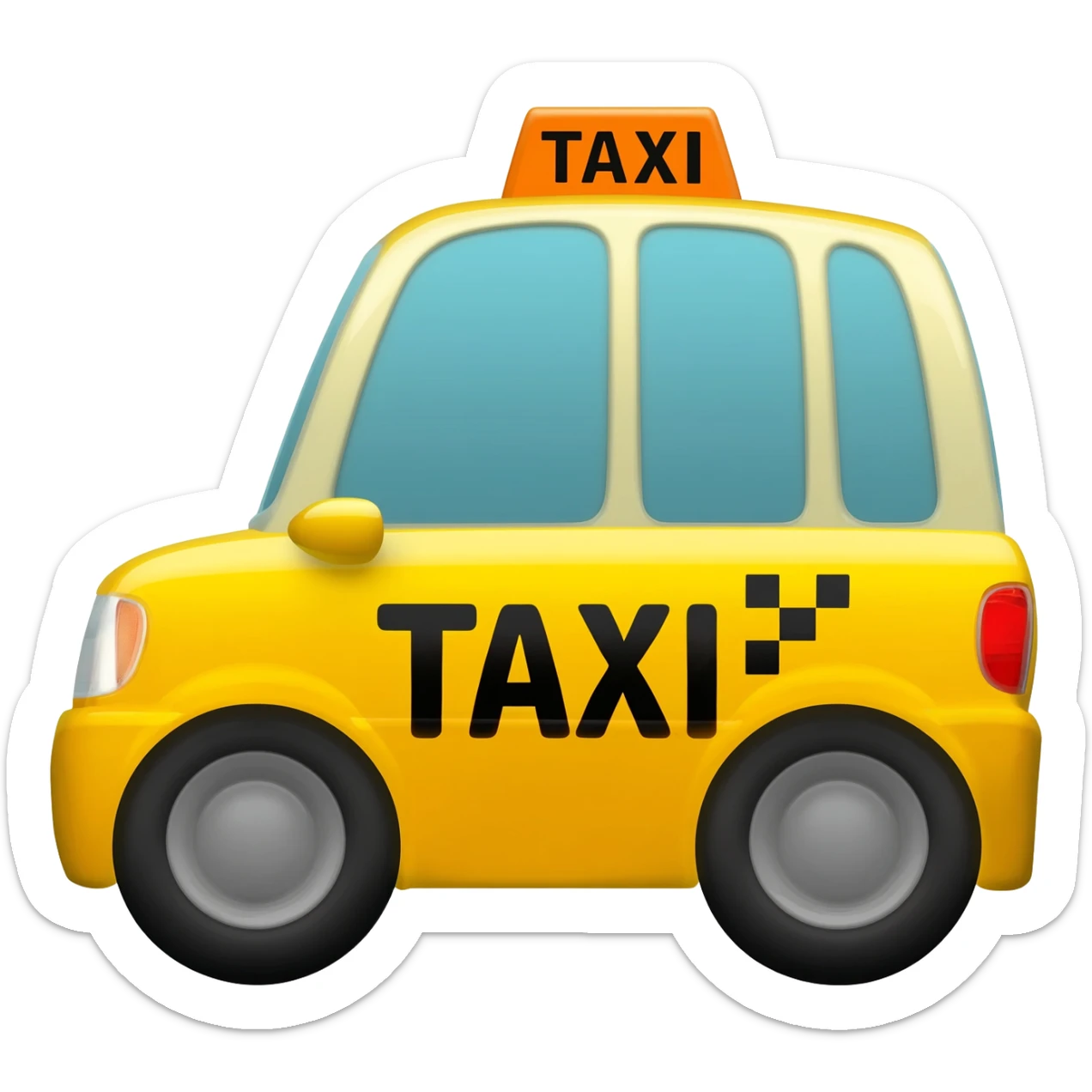 Yellow Taxi sticker