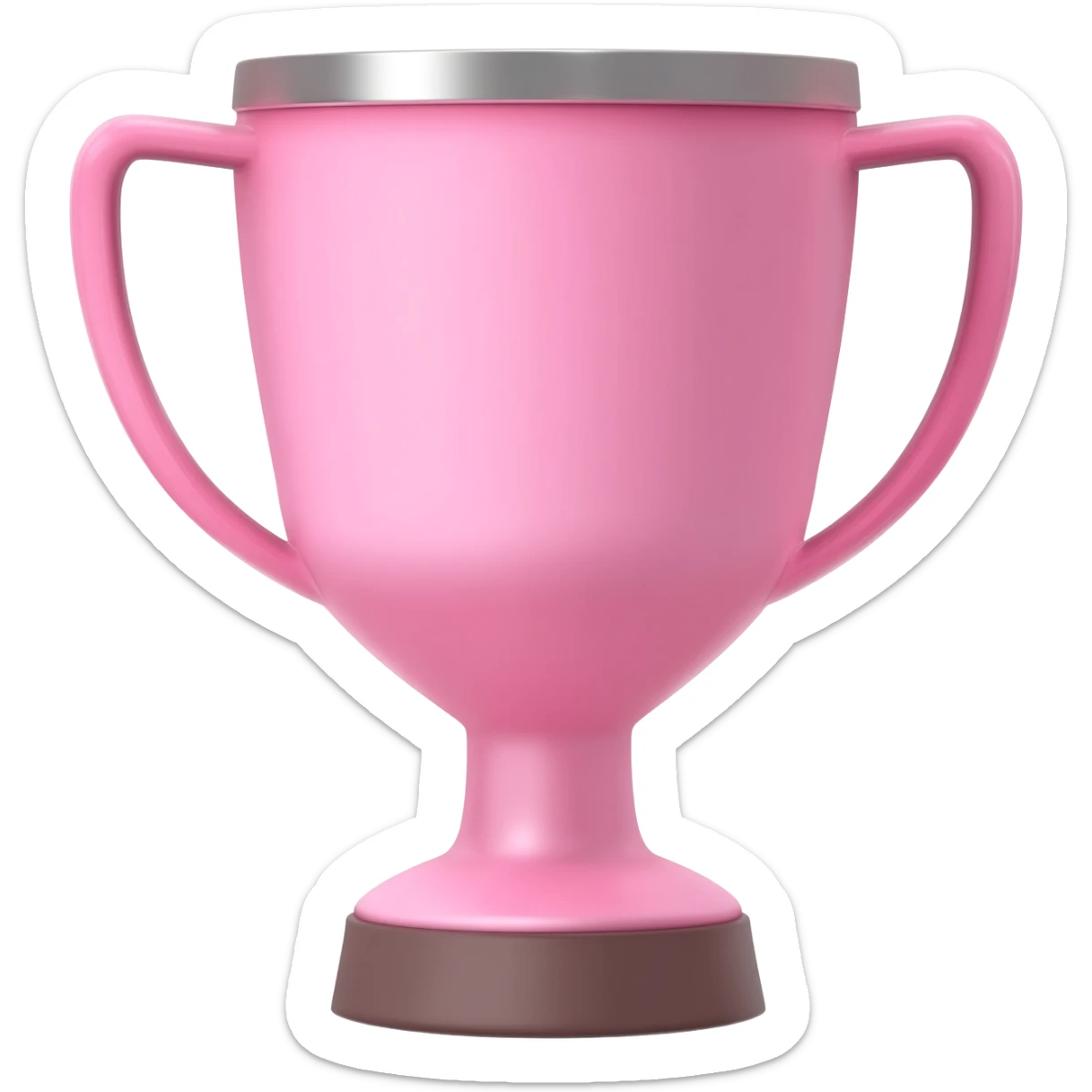 Свело розовая чашка stanley sticker