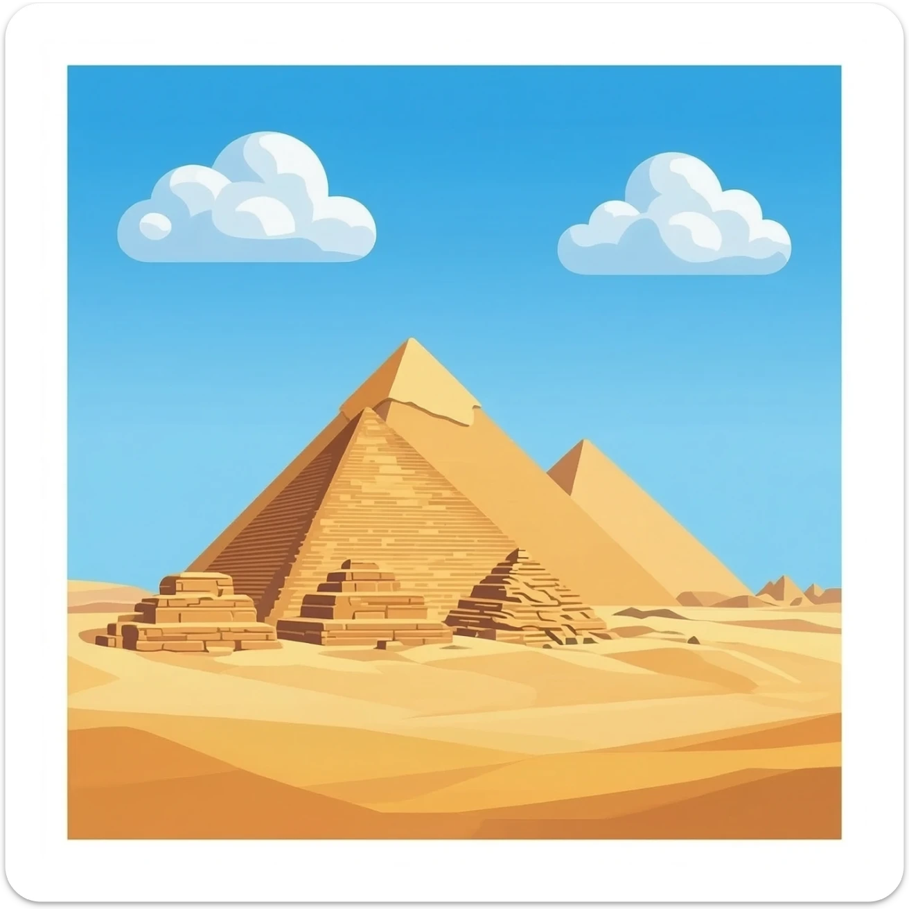 The Egyptian Pyramids sticker