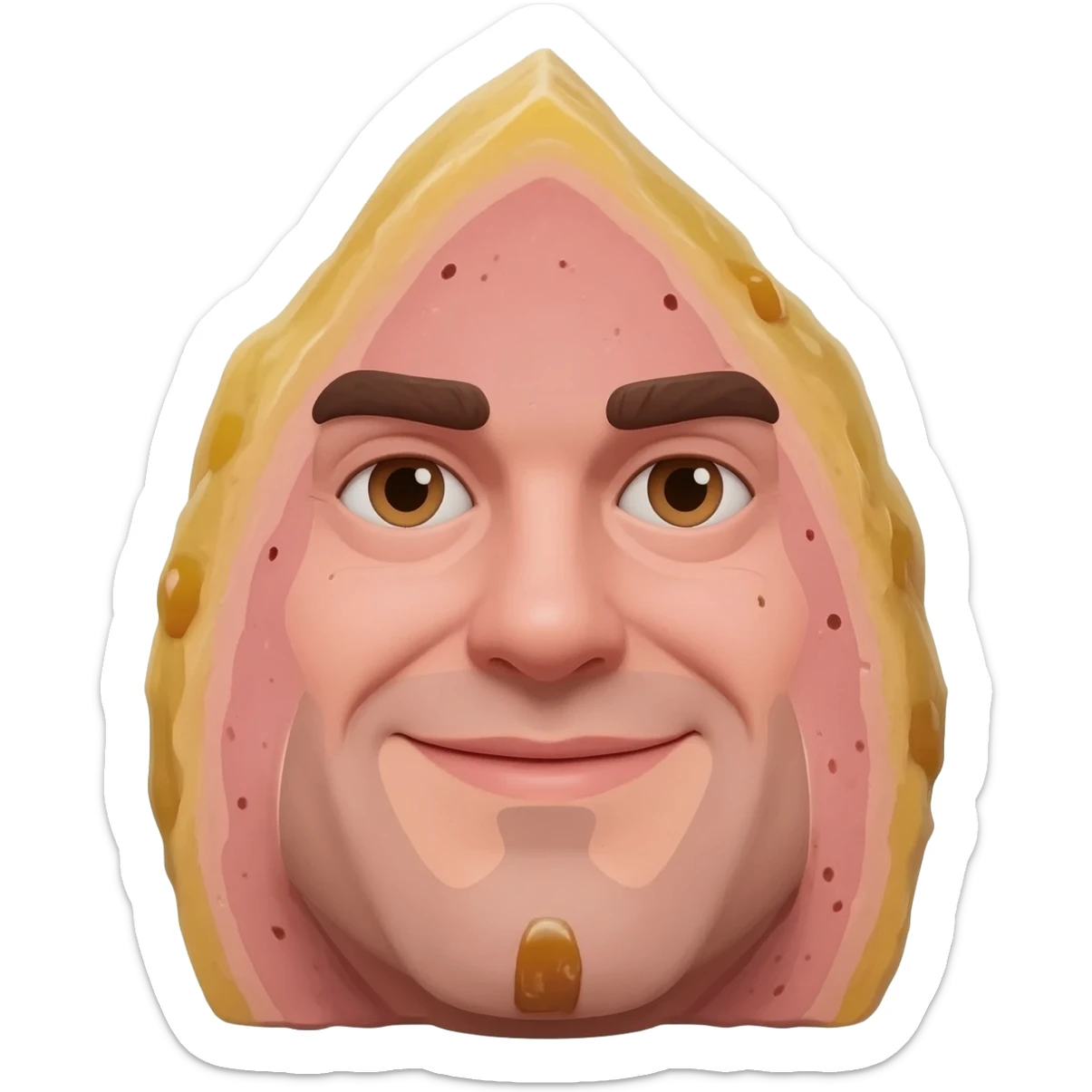 My husband as chopped liver sticker