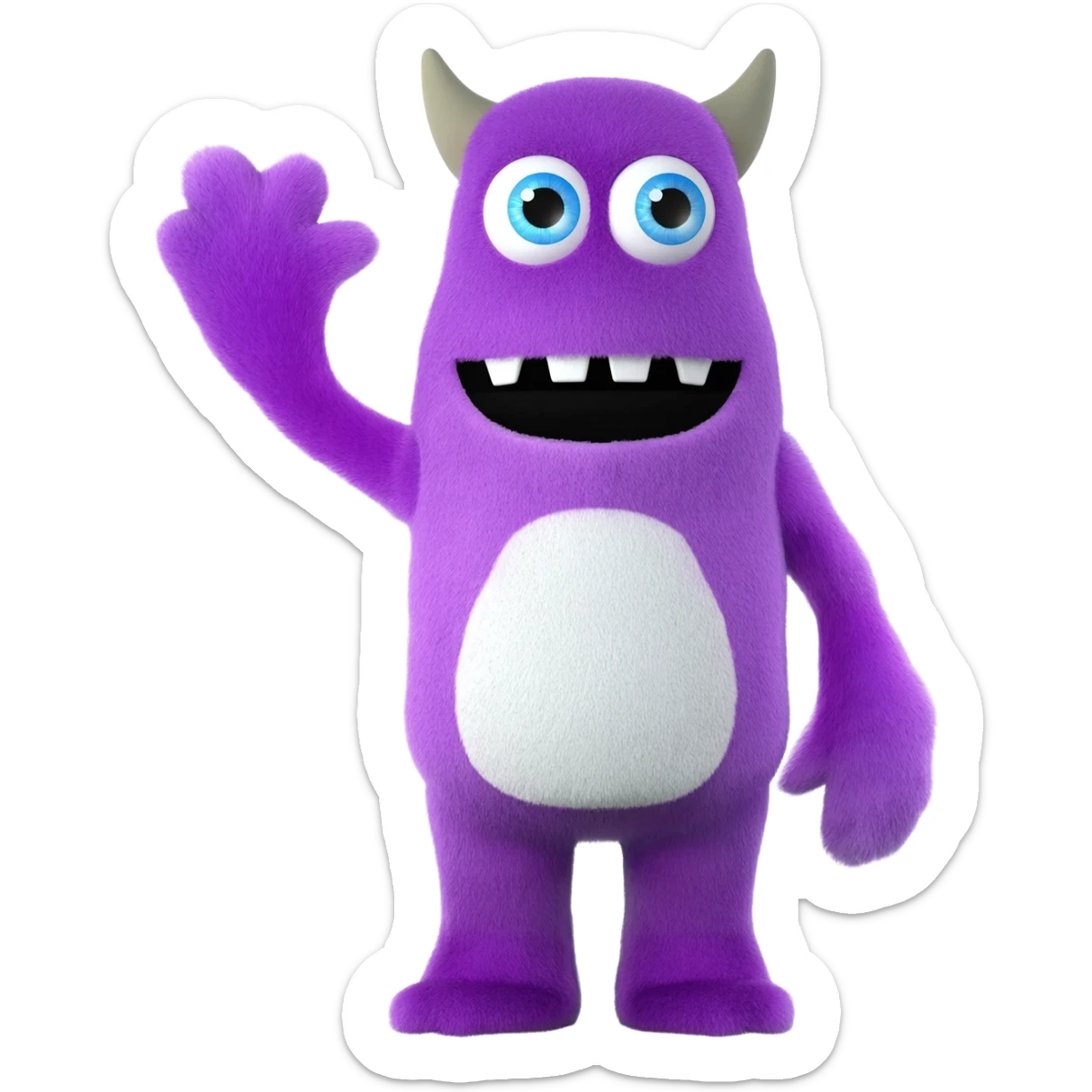 Huggy wuggy in poppy playtime sticker