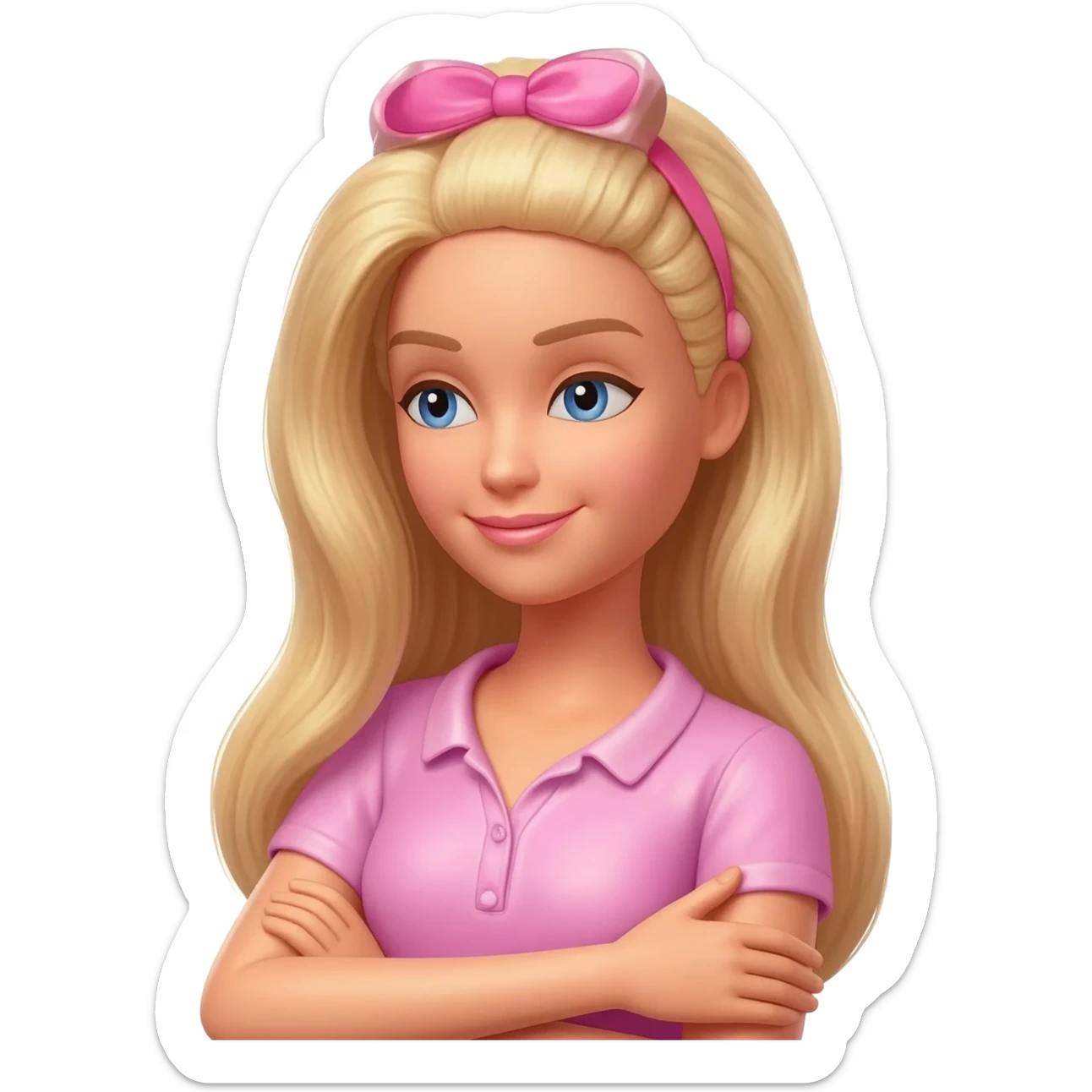 BARBIE HUG EMOJI sticker