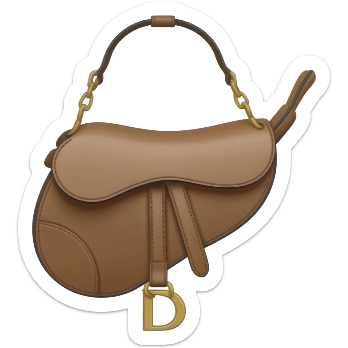 rare saddle dior bag sticker