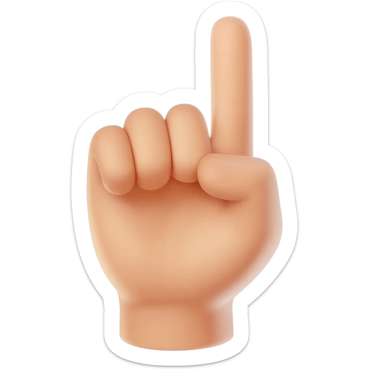 Italian's what the fuck hand sign sticker