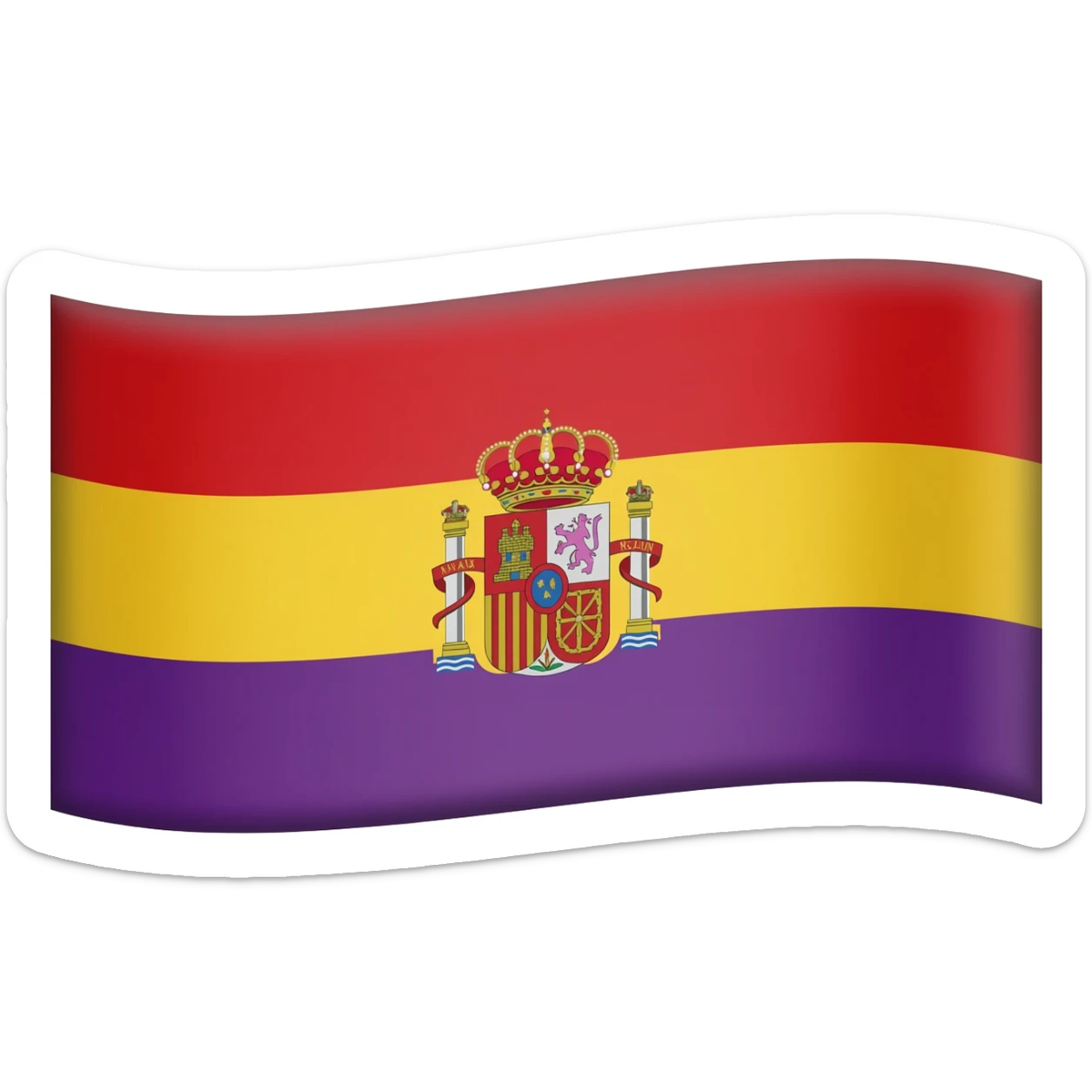Bandera republicana española sticker
