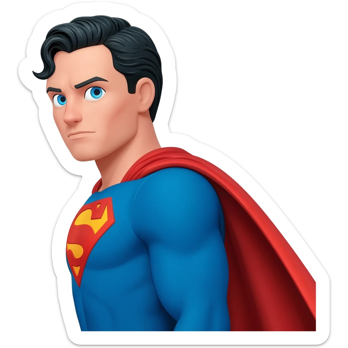 superhero syperman sticker