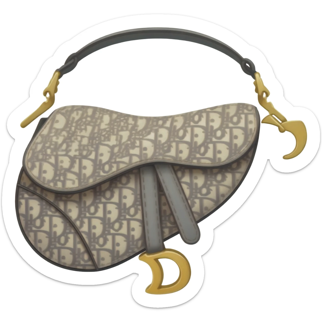 dior saddle bag sticker