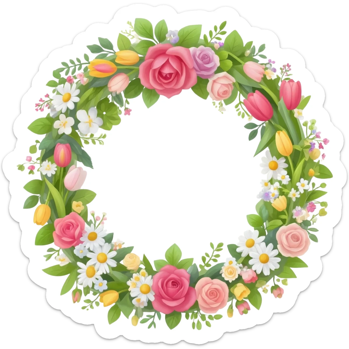 Flowers Garland sticker