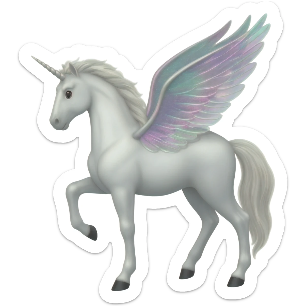 Un pegaso blanco sticker