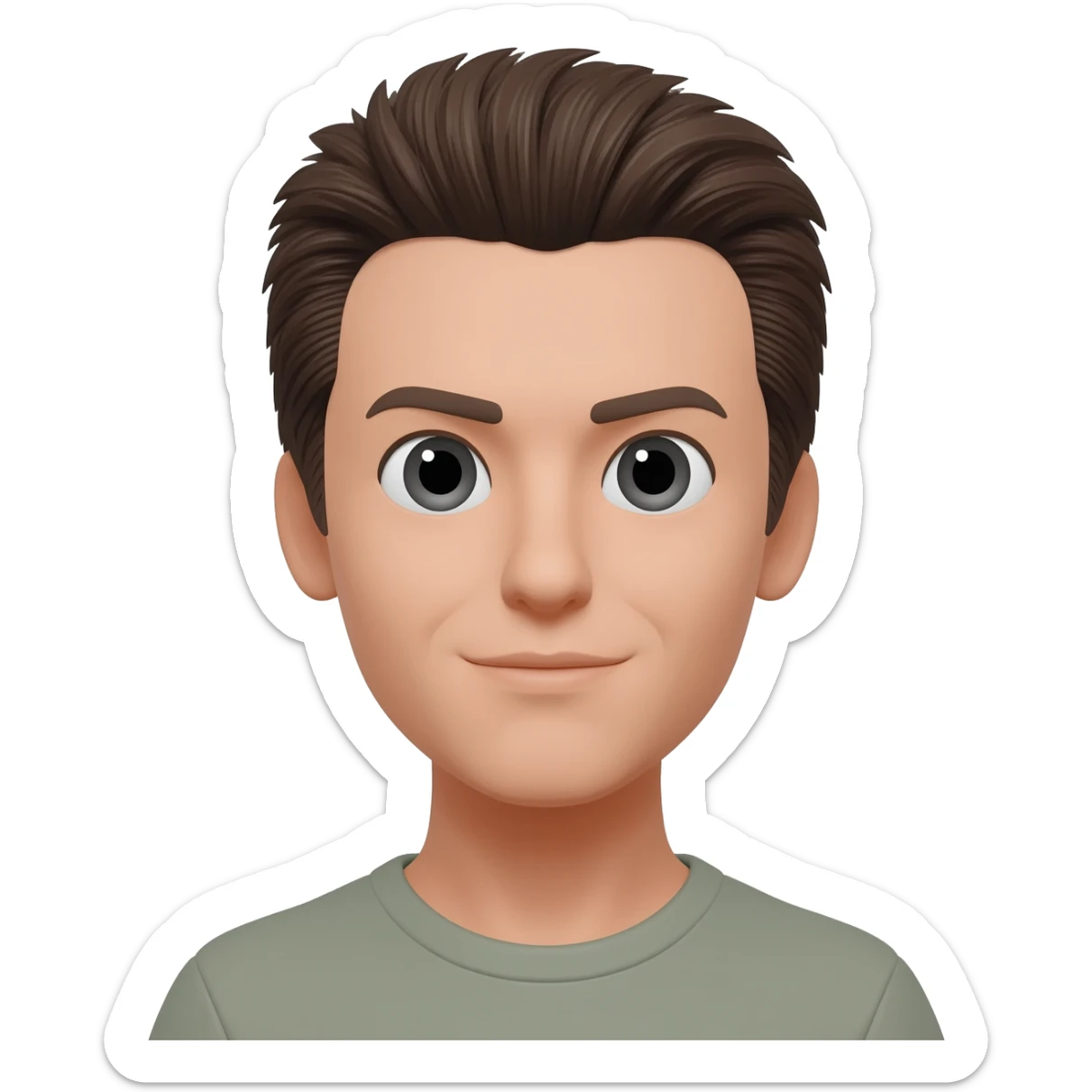 Cabelo escovado sticker