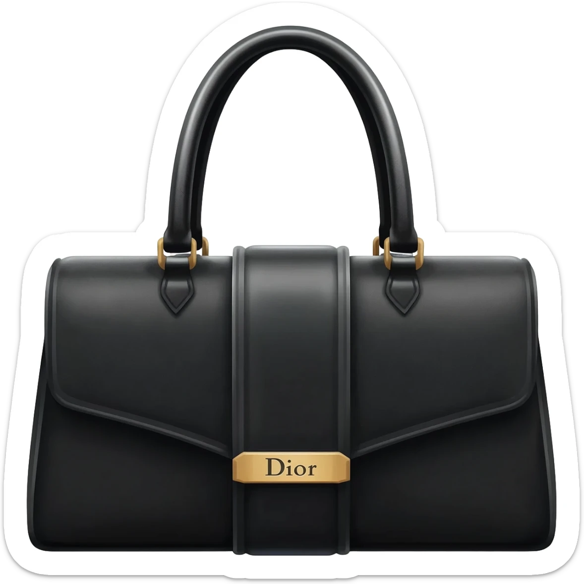 black color lady dior bag sticker