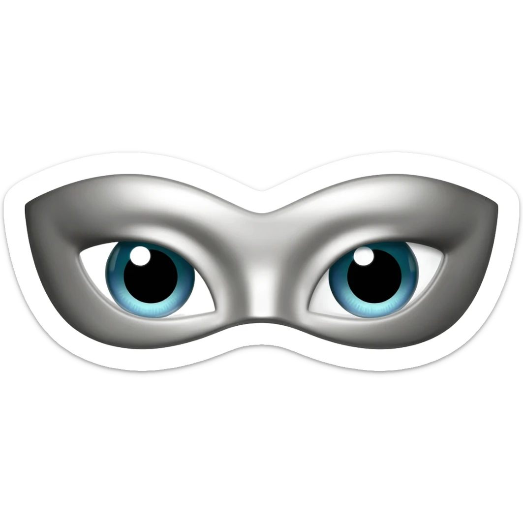 mascara eyes sticker