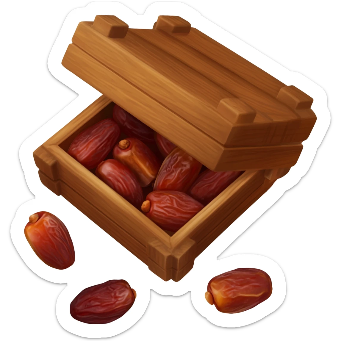 dates box sticker