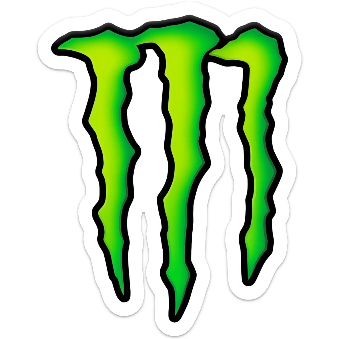 Monster Energy's logo sticker