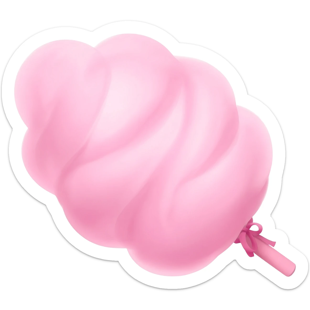 Cotton candy sticker