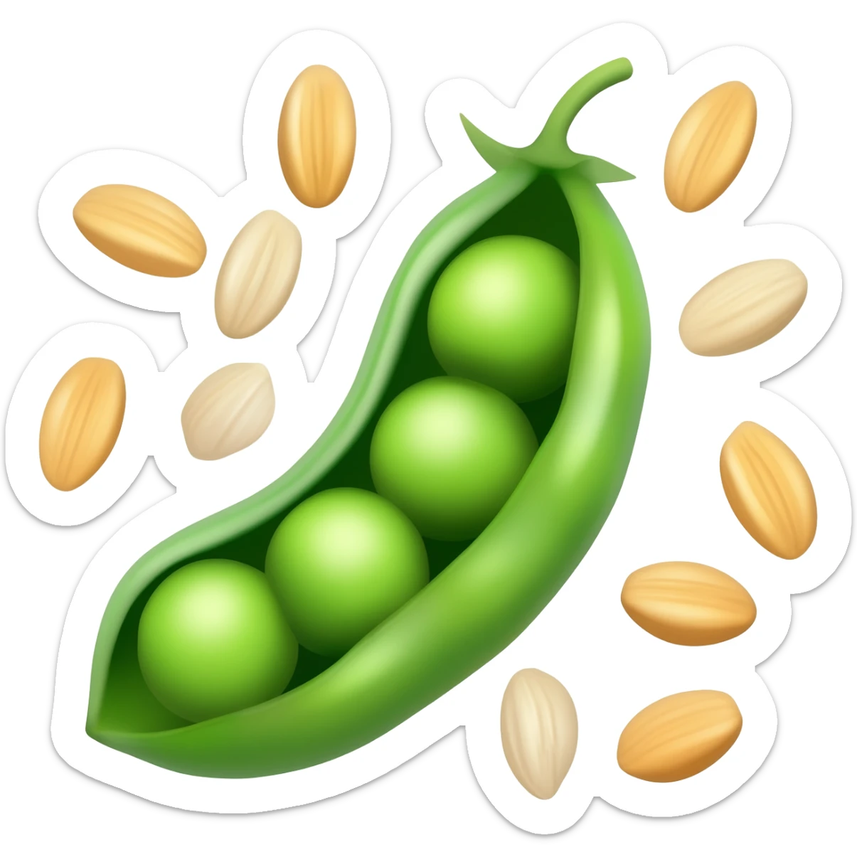 peas, groats sticker