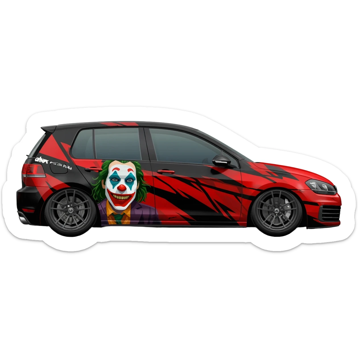VW GTI joker sticker