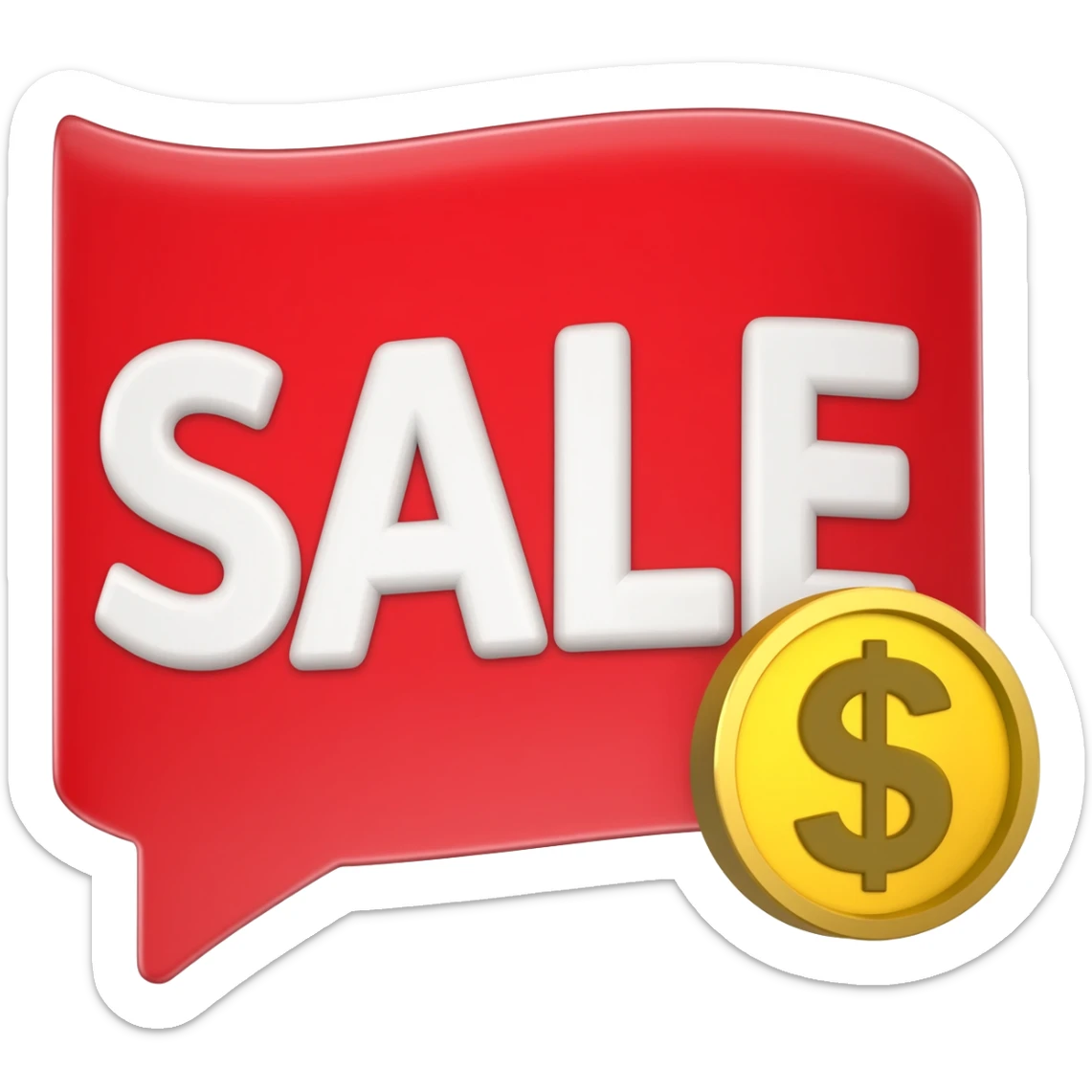 Crea un emoji de ventas sticker