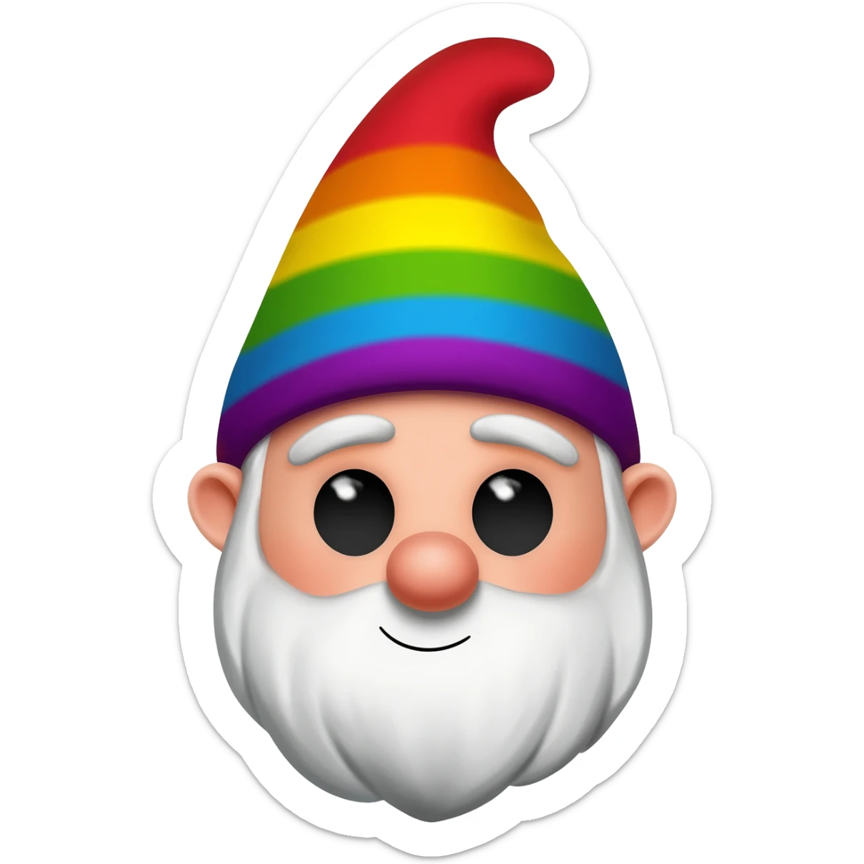 A gay gnome sticker