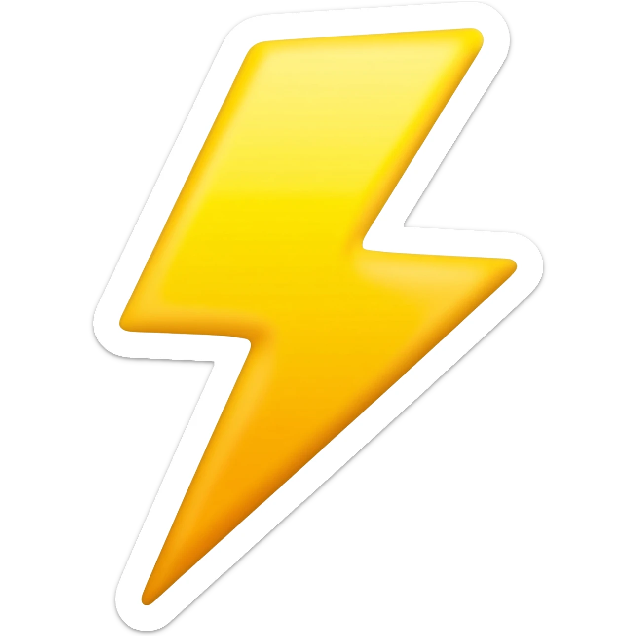 rayo amarillo sticker