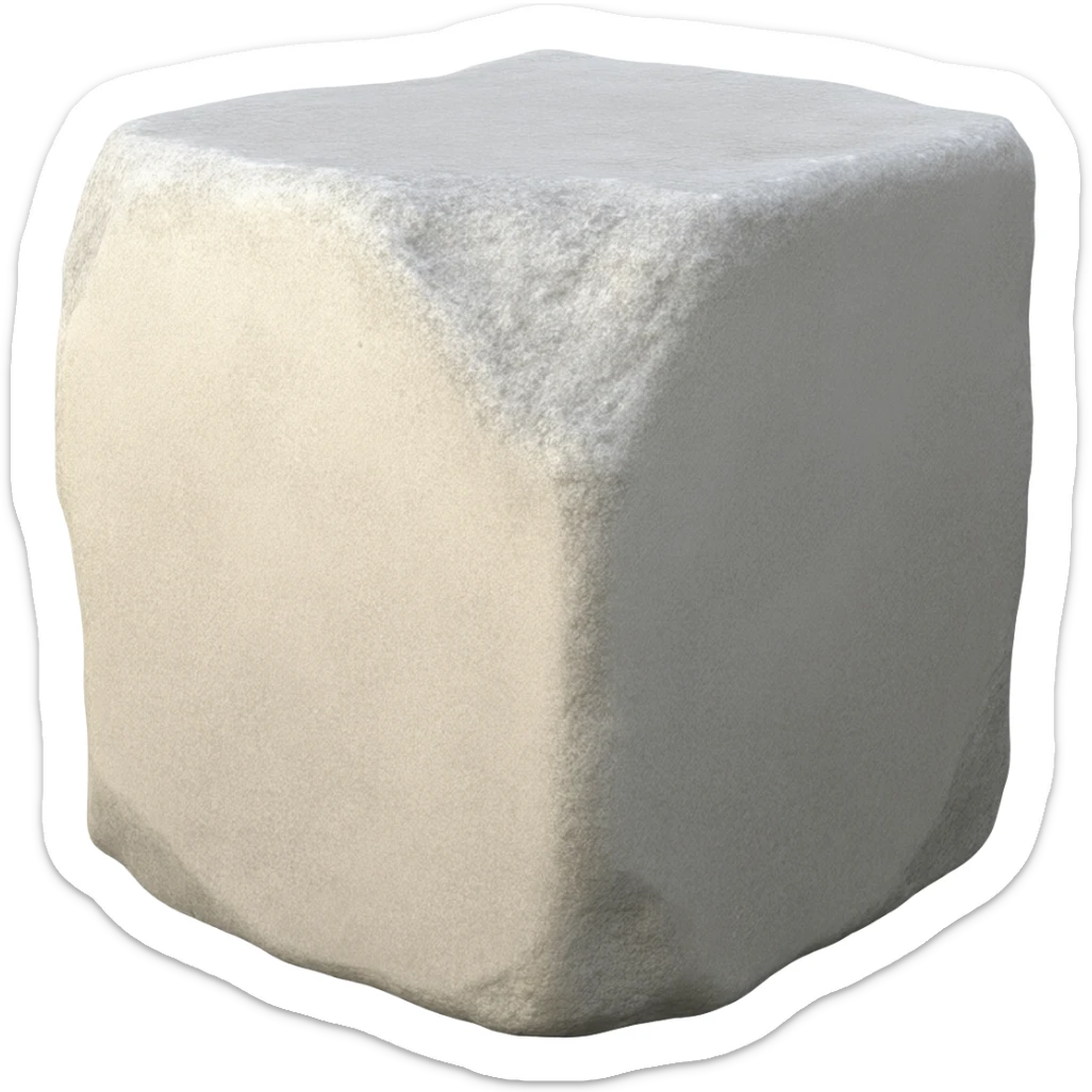 a block of Limestone sticker