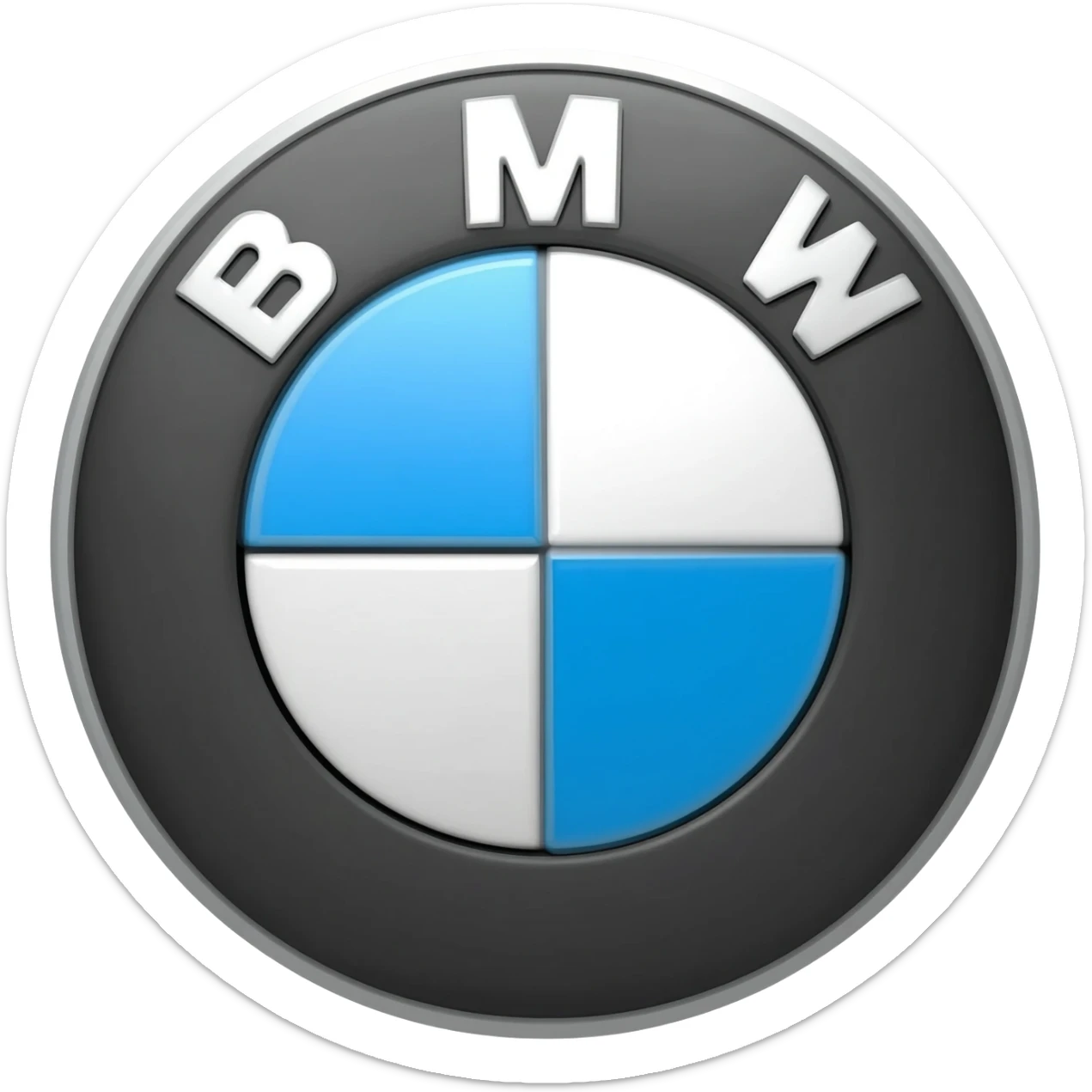 Bmw logo sticker