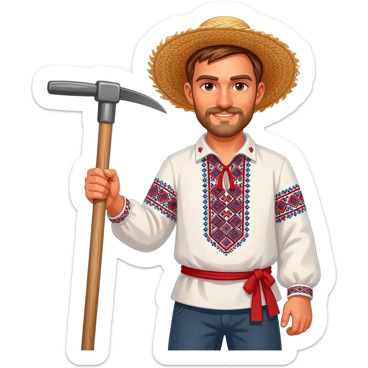 ukrainian farmer sticker