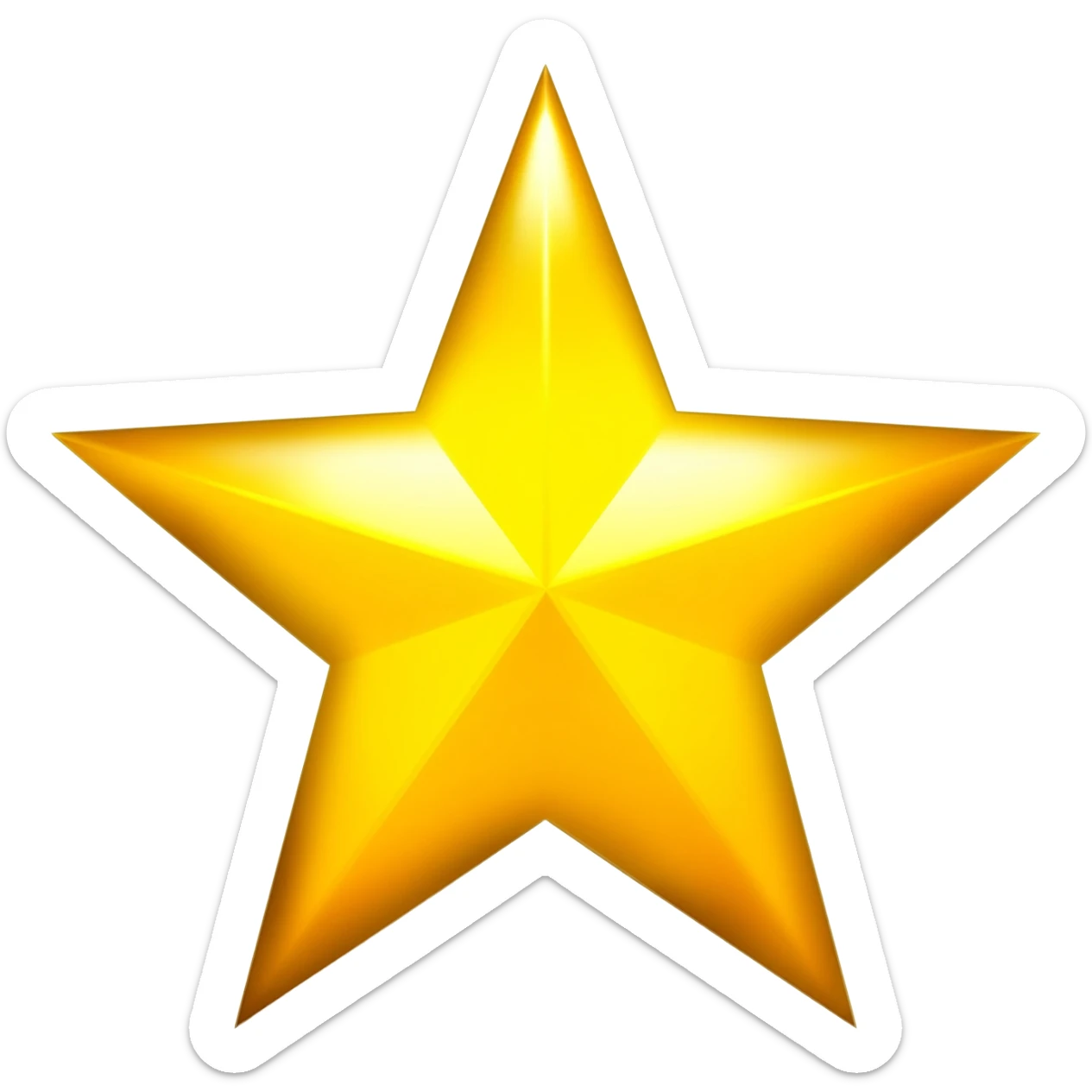 gold stars sticker