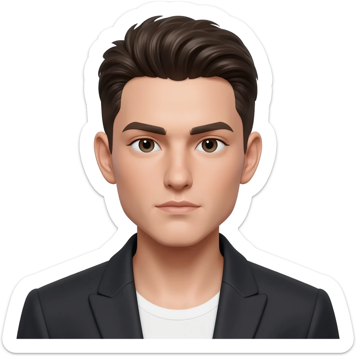 a fashion model sticker