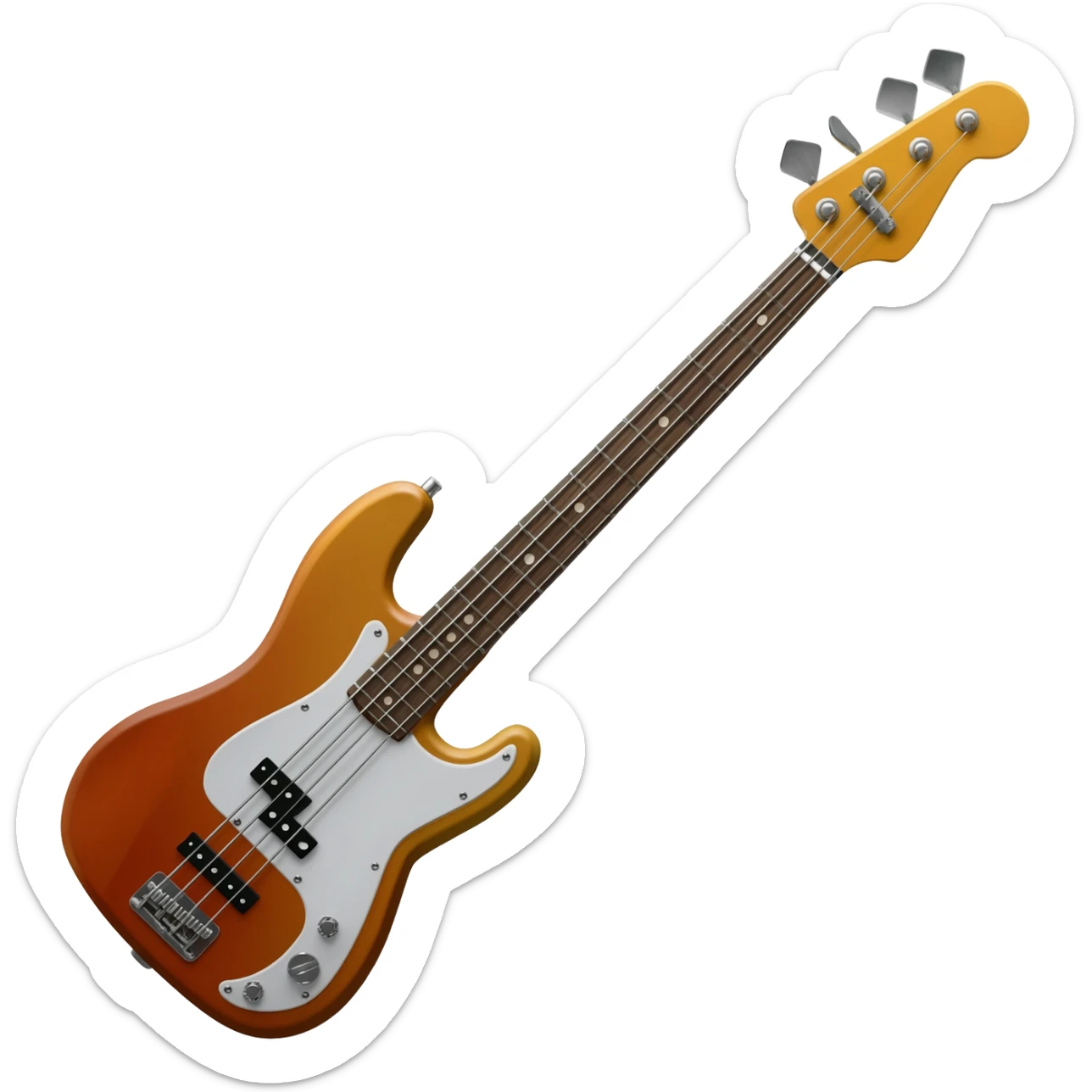 emoji pour fichier  guitare basse sticker