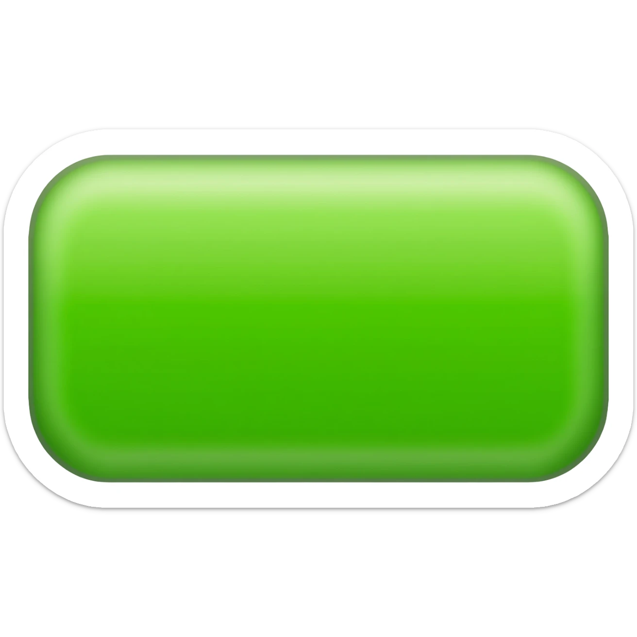 green  rectangule button sticker