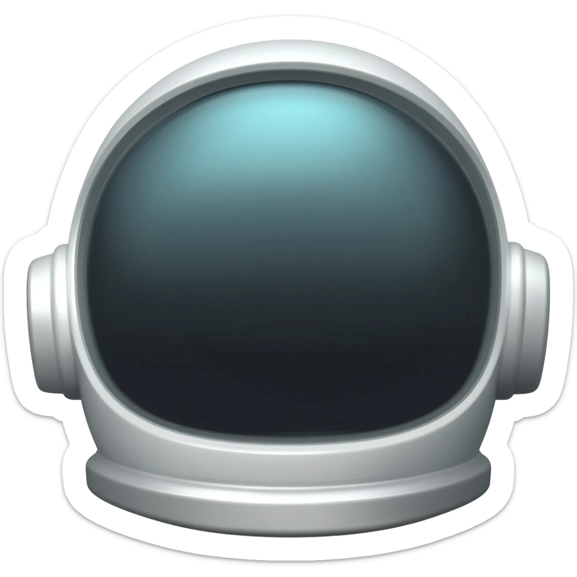 astronaut helmet sticker