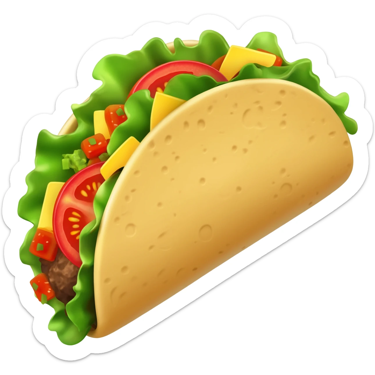 Taco sticker
