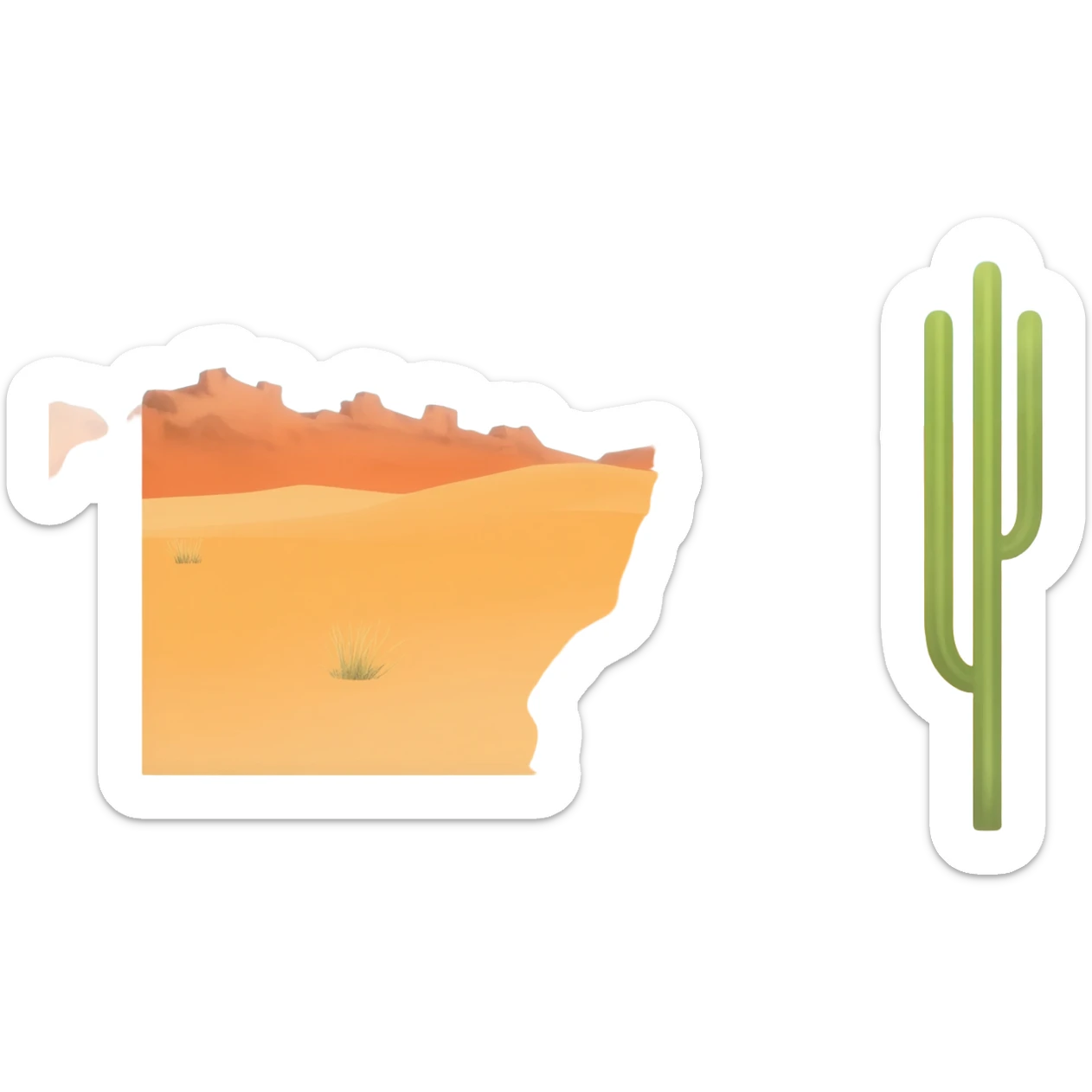 Desert sticker