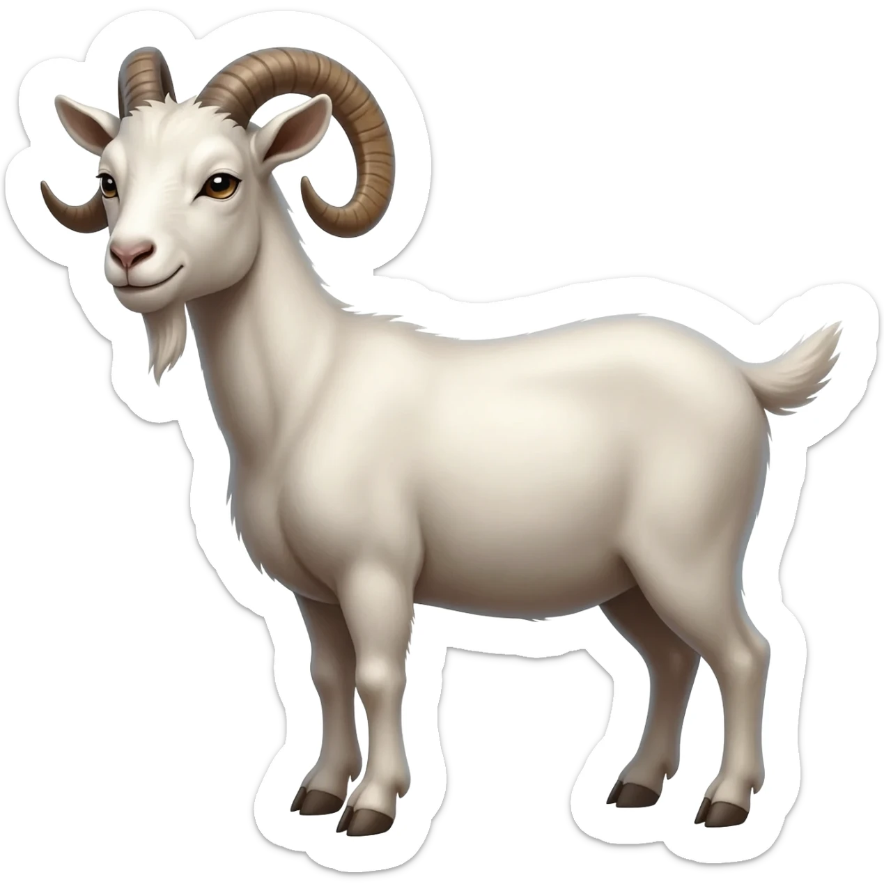 ANIAMAL GOAT UKRAINIAN STYLR sticker