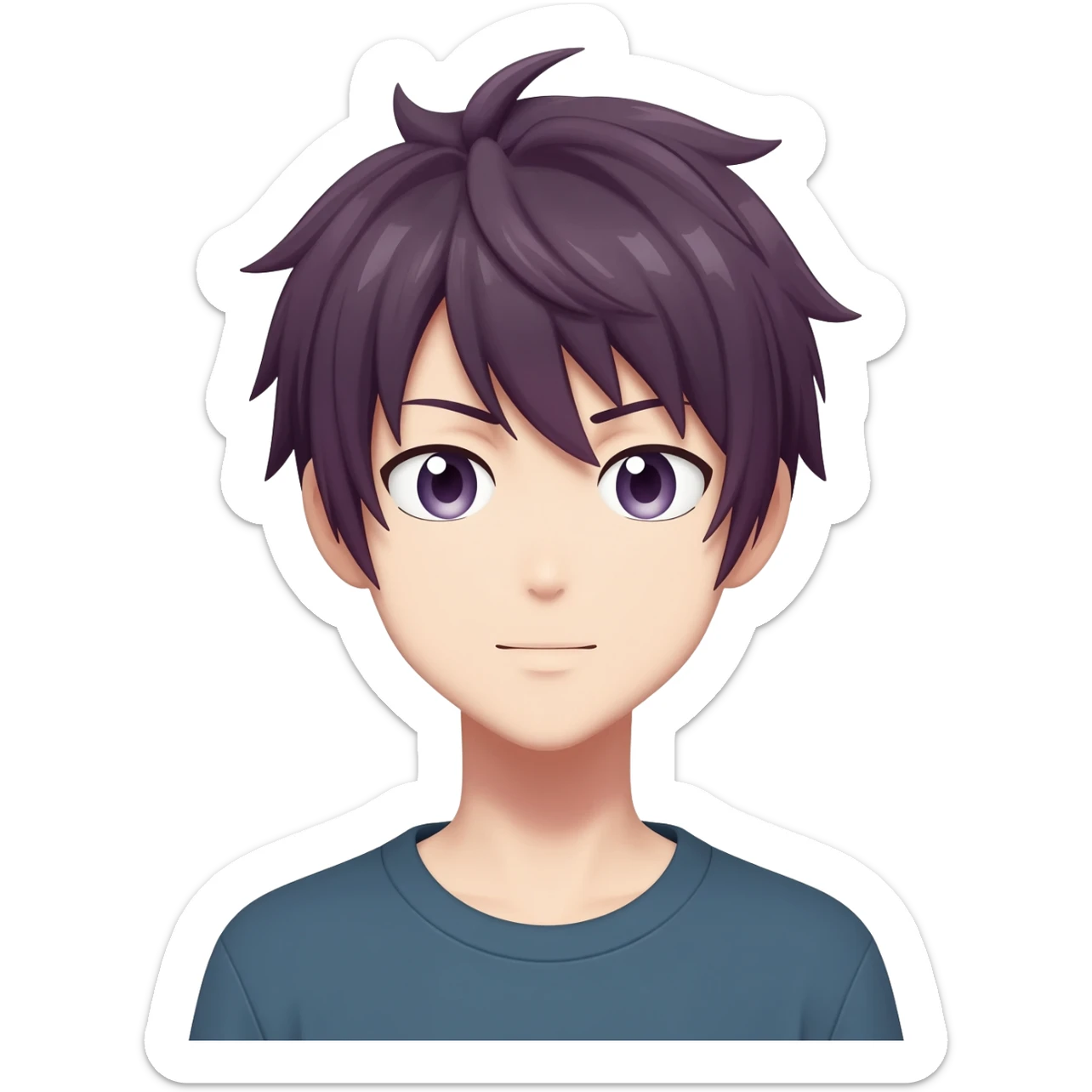 Anime character sticker