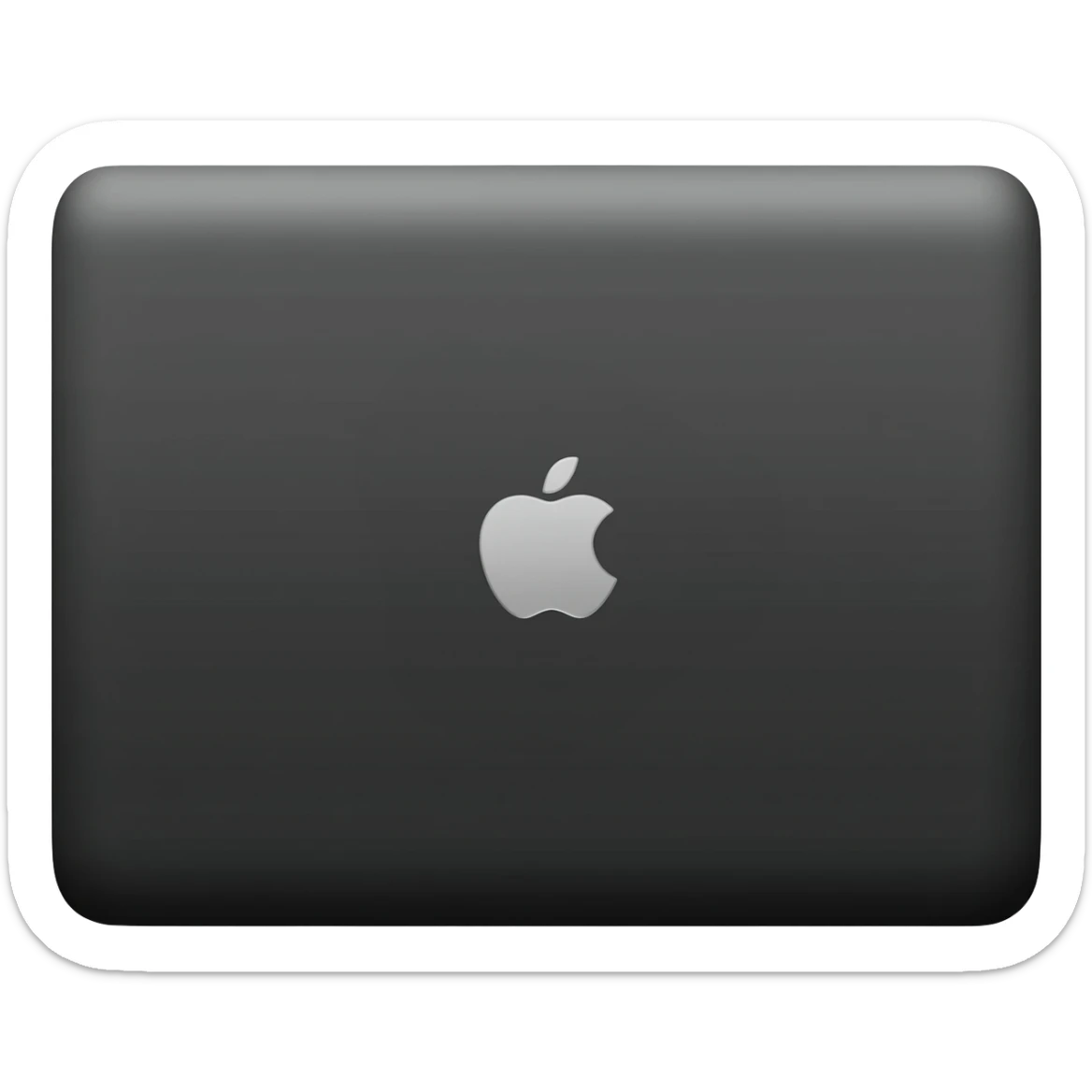 black macbook sticker